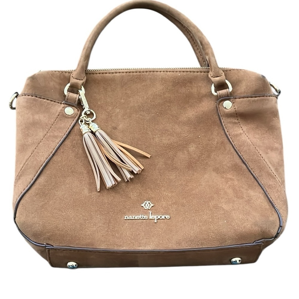 Nanette Lepore Clarissia  Satchel Fuax Fur Bag